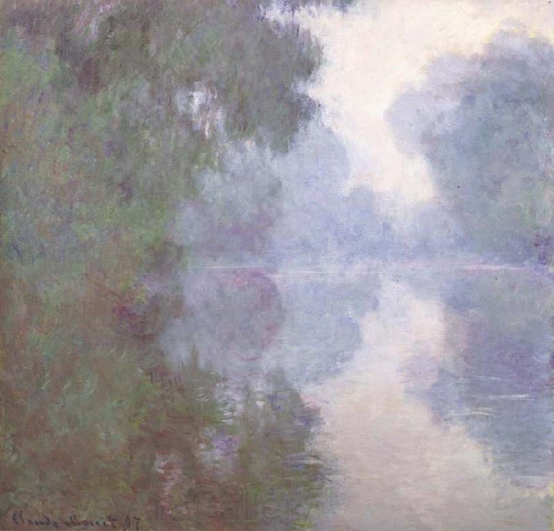 Claude Monet Morning on the Seine Spain oil painting art